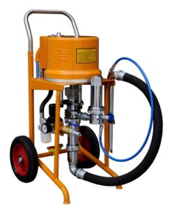 Máy Phun Keo Trương Nở Làm Cửa Thép Chống Cháy