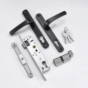 Khóa Tay Gạt Cửa Nhôm - Tay Tròn